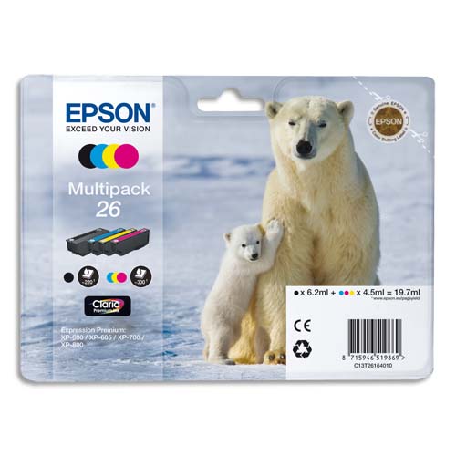 Epson Cartouches Jet d'encre C13T26164010