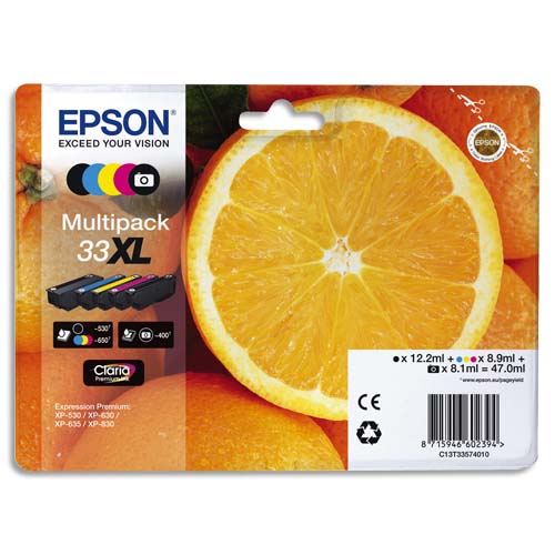 Epson Cartouches Jet d'encre C13T33574011