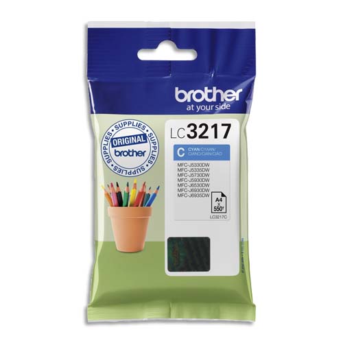 Brother Cartouches Jet d'encre LC3217C
