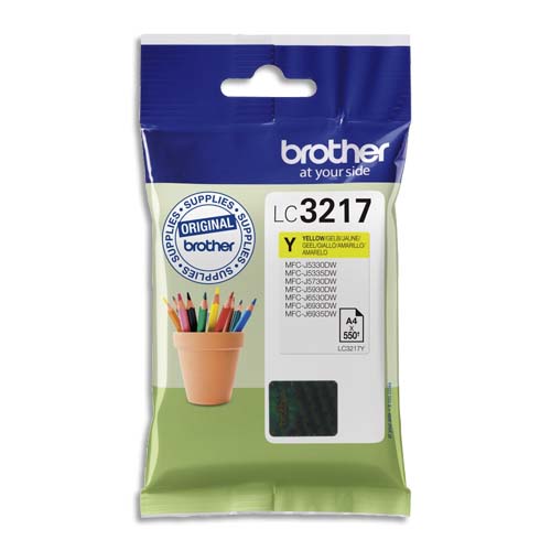 Brother Cartouches Jet d'encre LC3217Y