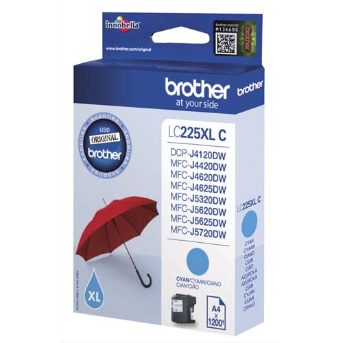 Brother Cartouches Jet d'encre LC225XLC