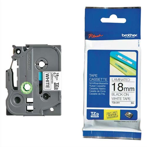 Brother Consommables Etiqueteuses TZE241