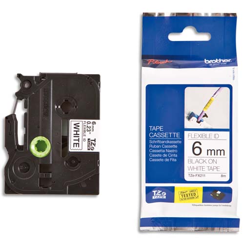 Brother Consommables Etiqueteuses TZEFX211