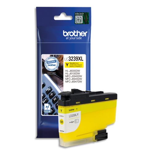 Brother Cartouches Jet d'encre LC3239XLY