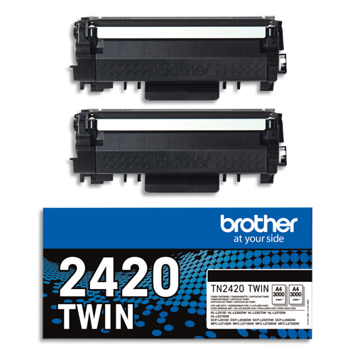 Brother Cartouches Jet d'encre TN2420TWIN