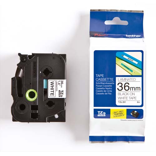 Brother Consommables Etiqueteuses TZE261