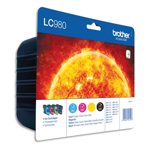 Brother Cartouches Jet d'encre LC980VALBP